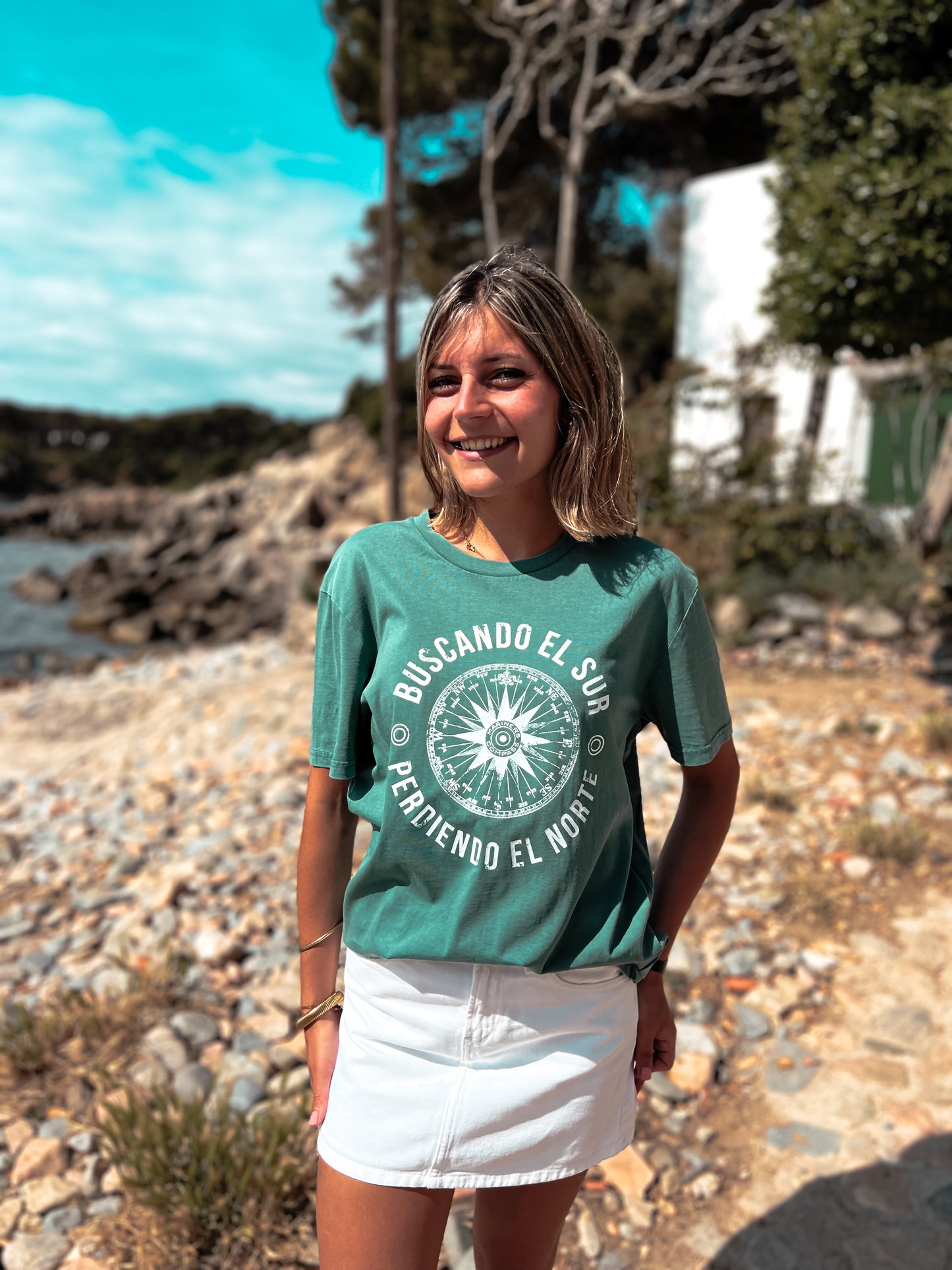 CAMISETA VINTAGE VIENTOS GREEN - UNISEX