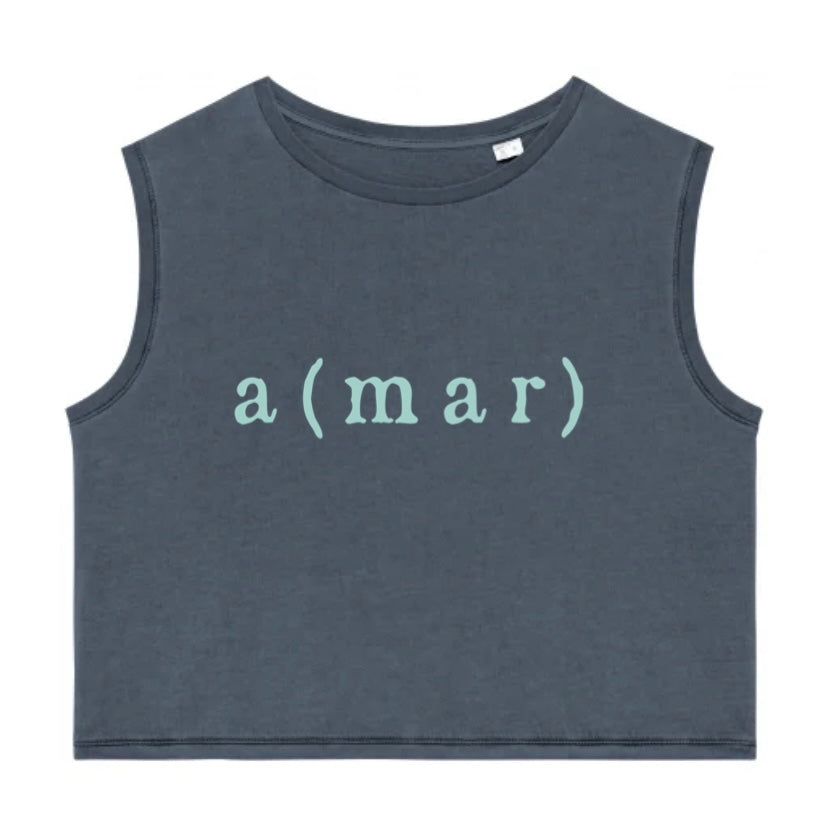 CAMISETA CROP AMAR - CHICA