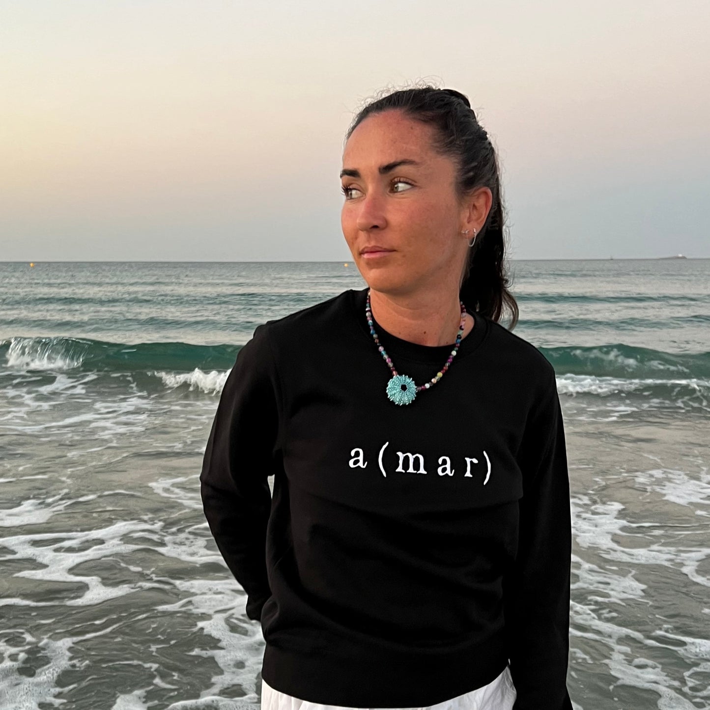 SUDADERA A(MAR) BLACK - UNISEX