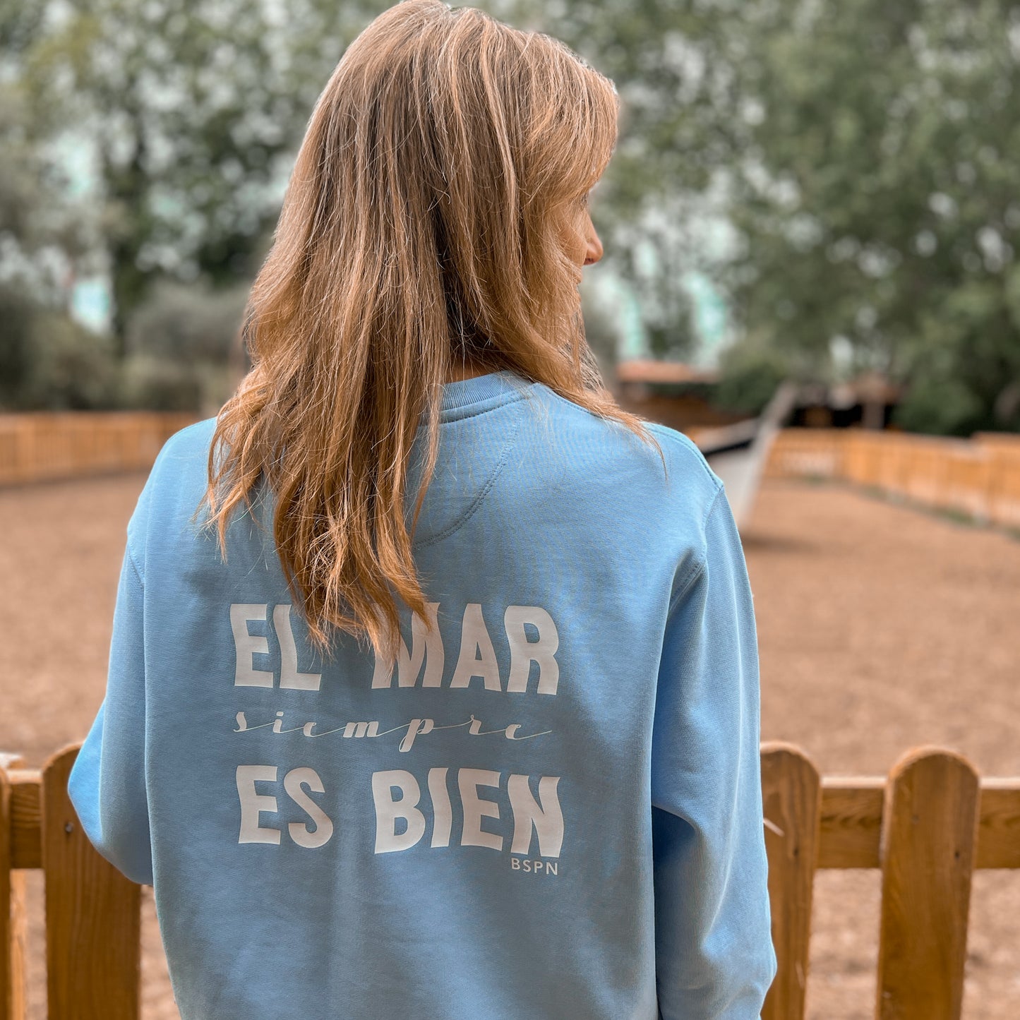 SUDADERA OVERSIZE MAR ES BIEN - UNISEX