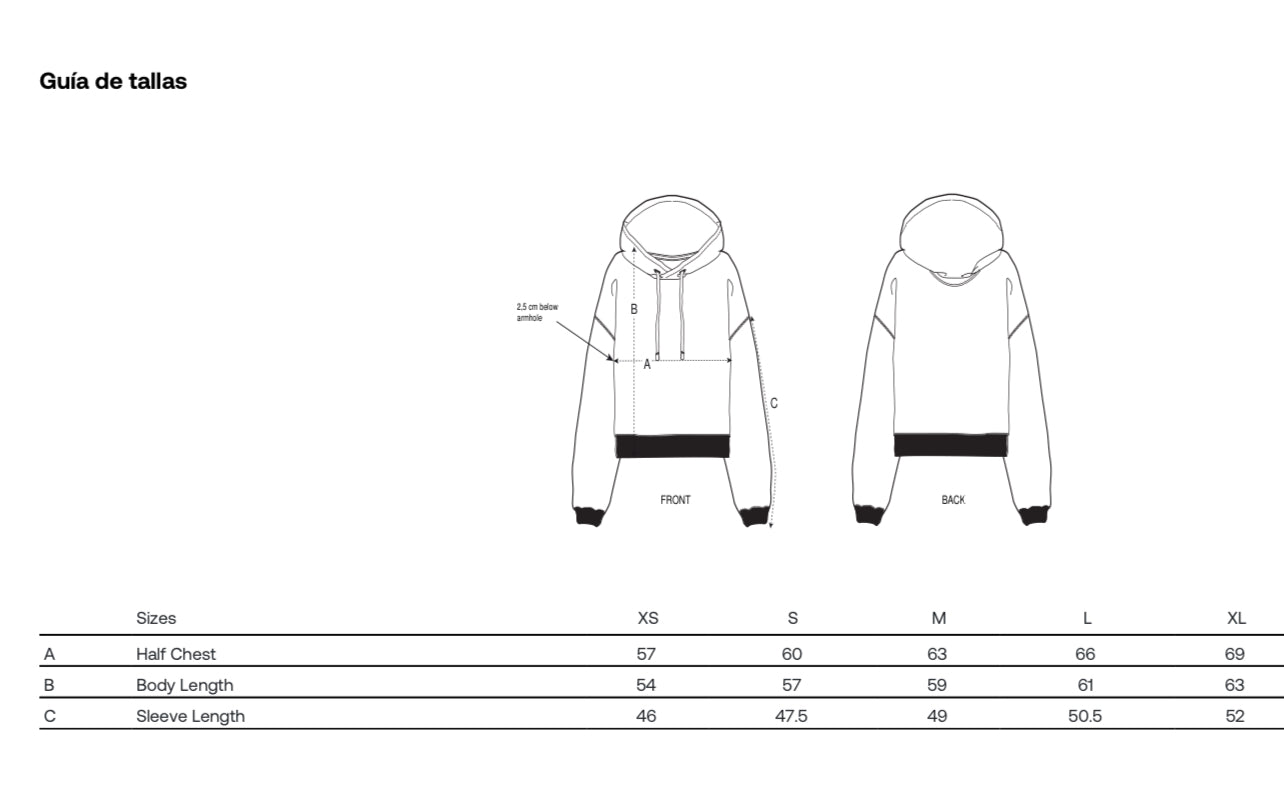 HOODIE AMAR CROP - CHICA