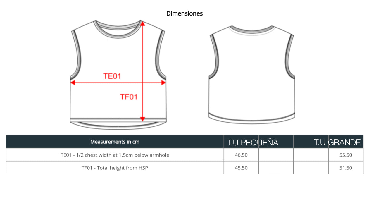 CAMISETA CROP AMAR - CHICA