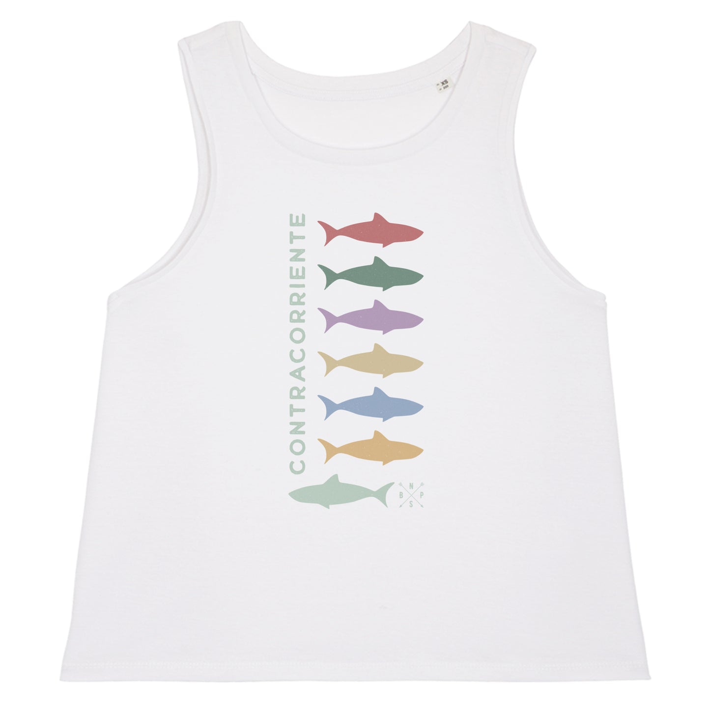 CAMISETA TIRANTES CONTRACORRIENTE - CHICA - Sudaderas de mar | Camisetas unisex | Perdiendo el Norte