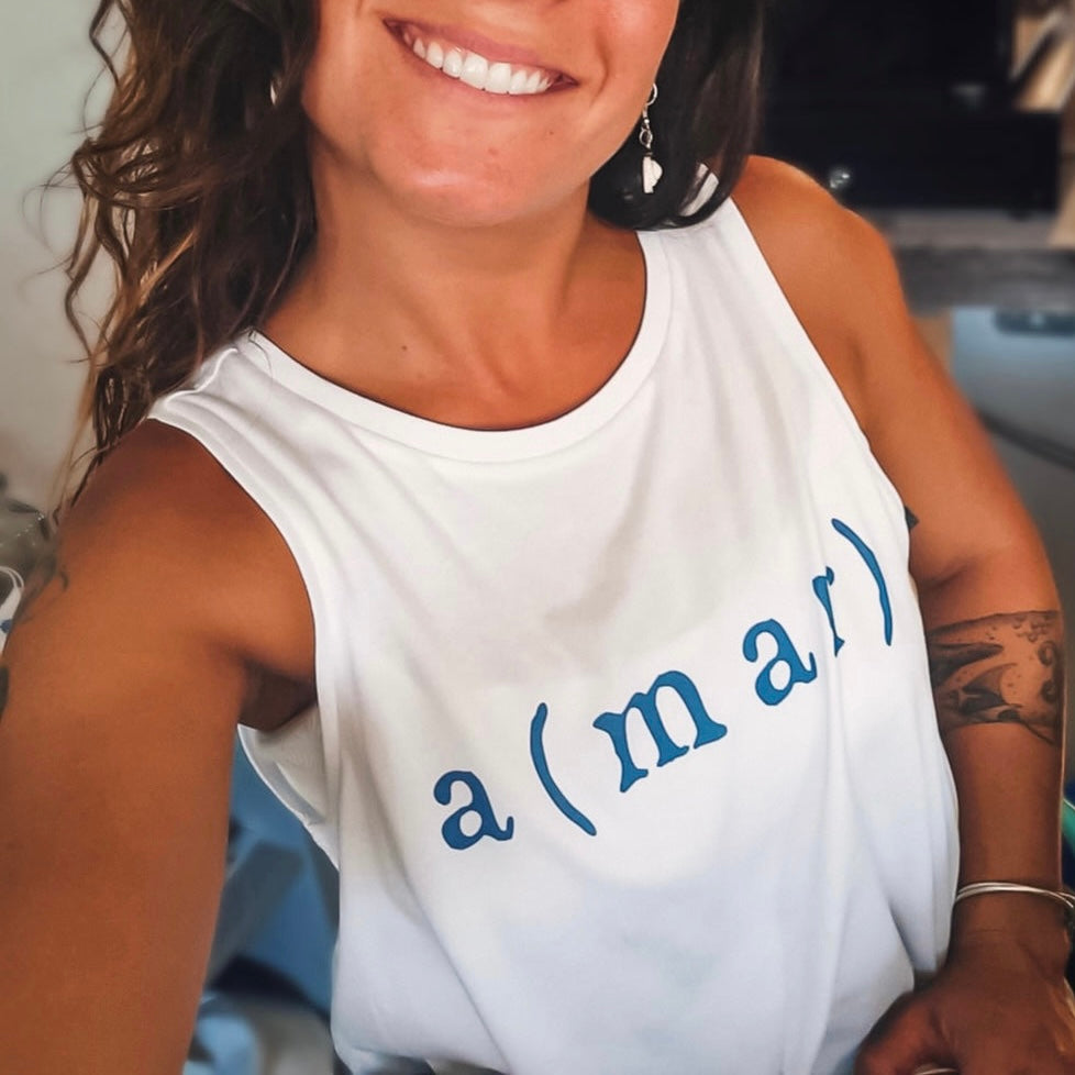 CAMISETA TIRANTES A(MAR) - CHICA - Sudaderas de mar | Camisetas unisex | Perdiendo el Norte