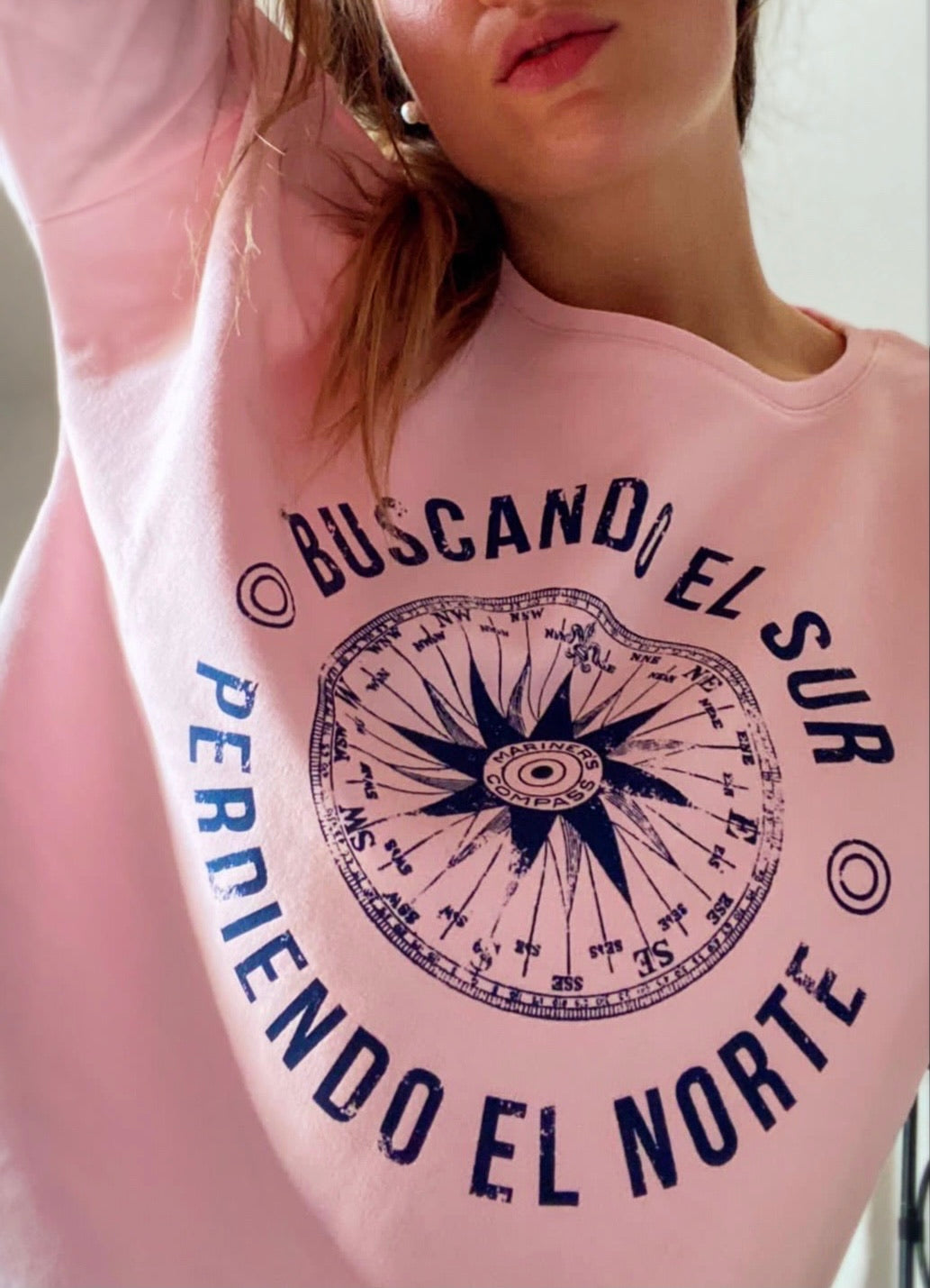 SUDADERA OVERSIZE VIENTOS PINK - CHICA