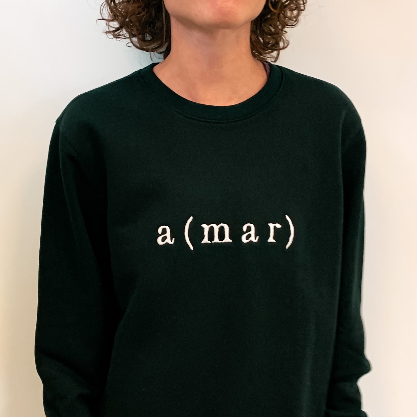 SUDADERA A(MAR) BLACK - UNISEX - Sudaderas de mar | Camisetas unisex | Perdiendo el Norte