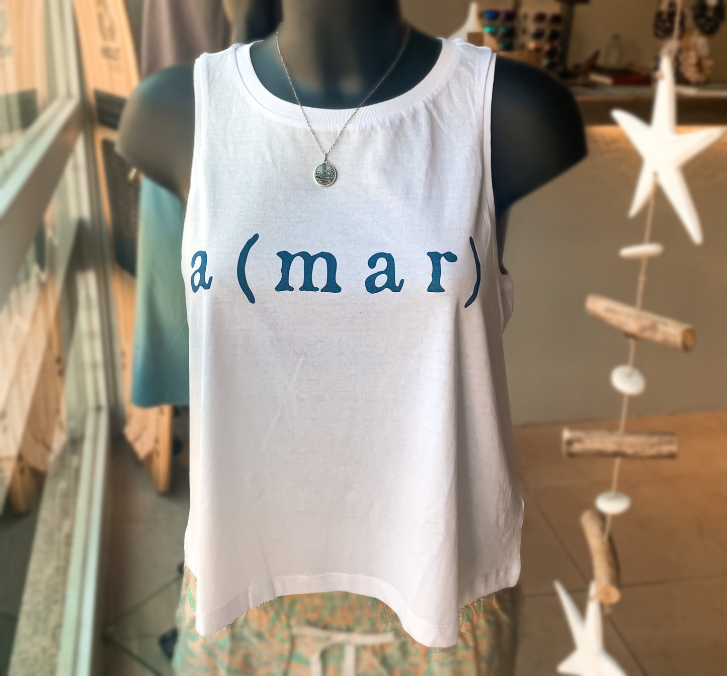 CAMISETA TIRANTES A(MAR) - CHICA - Sudaderas de mar | Camisetas unisex | Perdiendo el Norte
