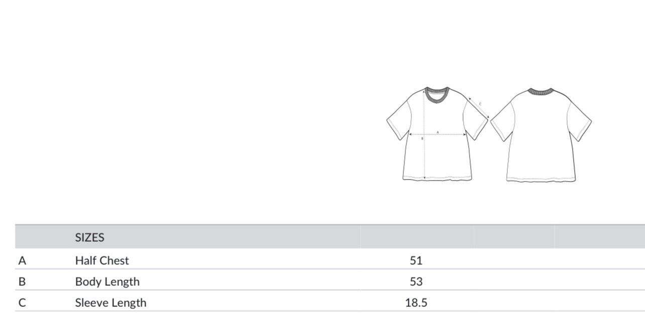CAMISETA OVERSIZE VIENTOS MARINO - CHICA