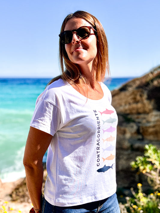 CAMISETA OVERSIZE CONTRACORRIENTE - CHICA