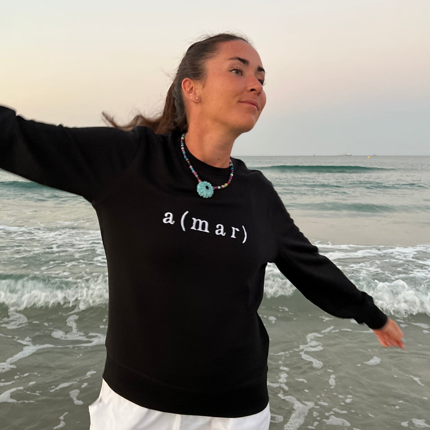 SUDADERA A(MAR) BLACK - UNISEX