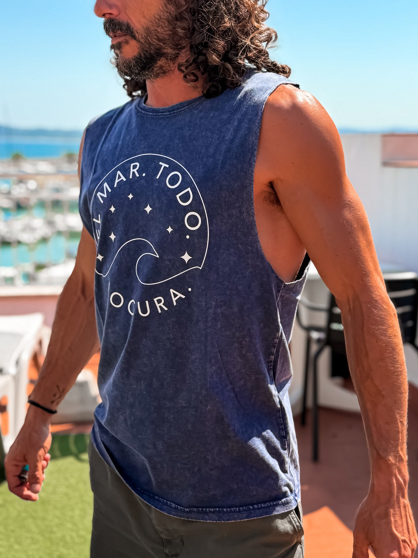 CAMISETA TIRANTES LOCURA VINTAGE- UNISEX