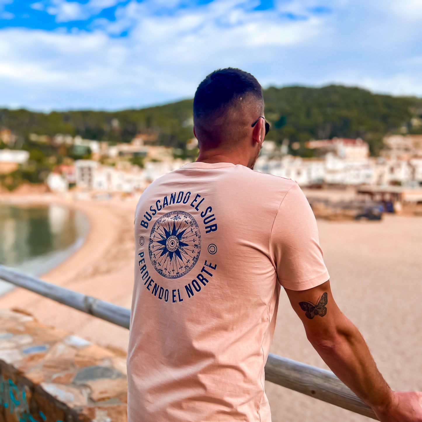 CAMISETA VIENTOS BACK PEACH - UNISEX
