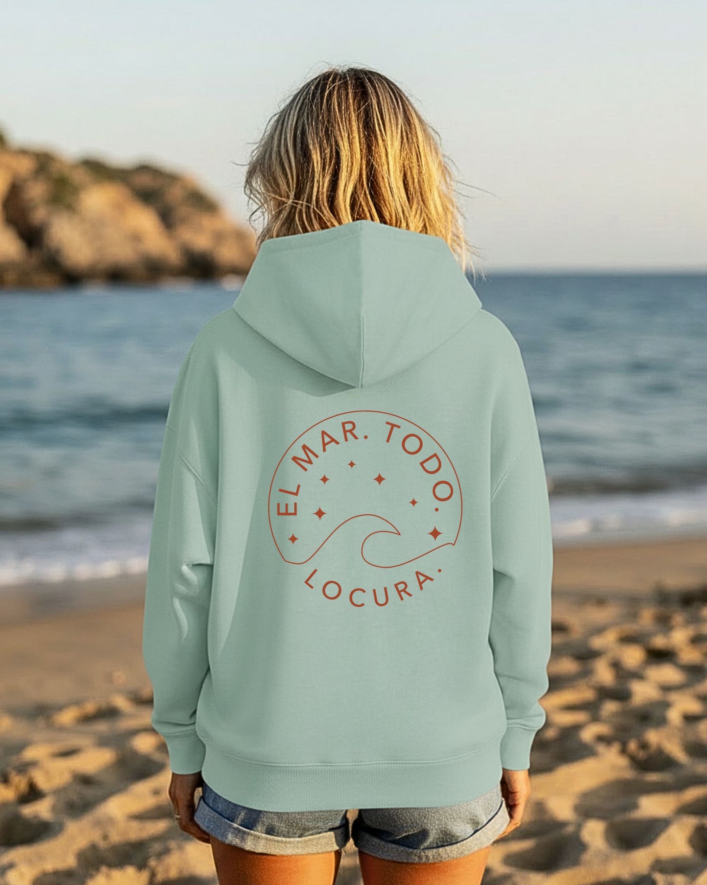 HOODIE OVERSIZE CREMALLERA LOCURA - UNISEX