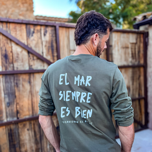 CAMISETA MAR ES BIEN  M/Larga - UNISEX
