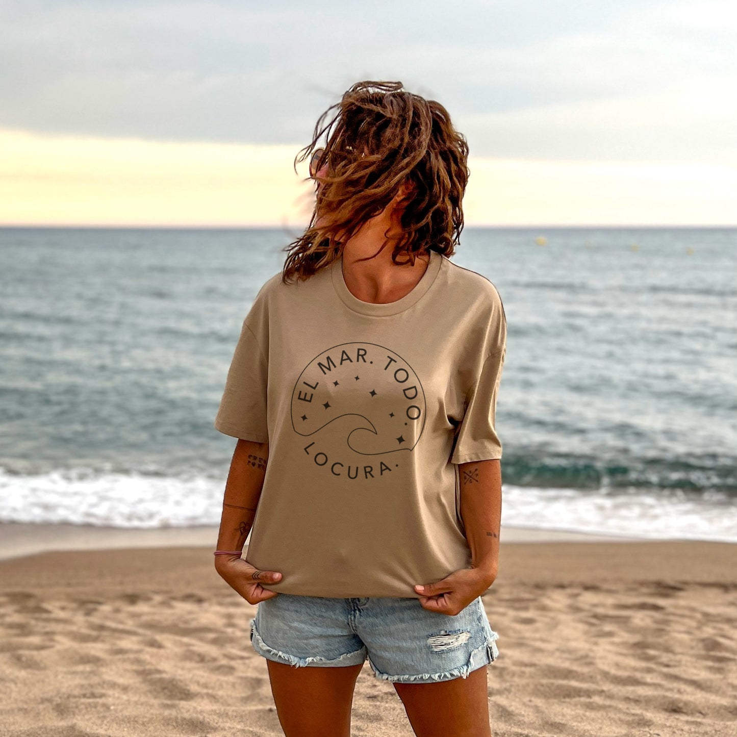 CAMISETA OVERSIZE LOCURA - UNISEX