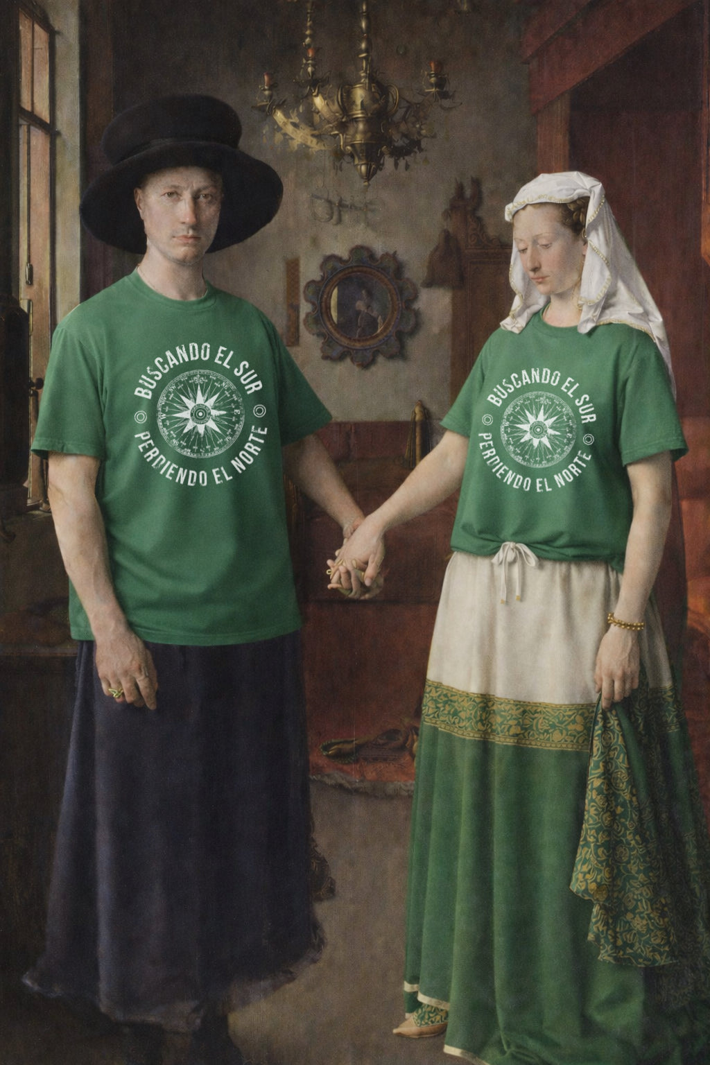 CAMISETA VINTAGE VIENTOS GREEN - UNISEX