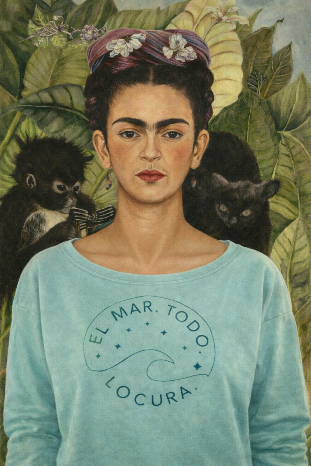 SUDADERA OVERSIZE LOCURA - CHICA