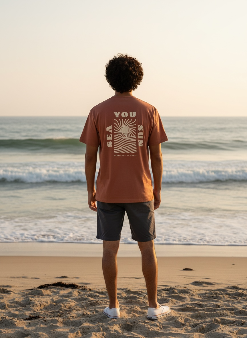 CAMISETA SEA YOU SUN BACK - UNISEX