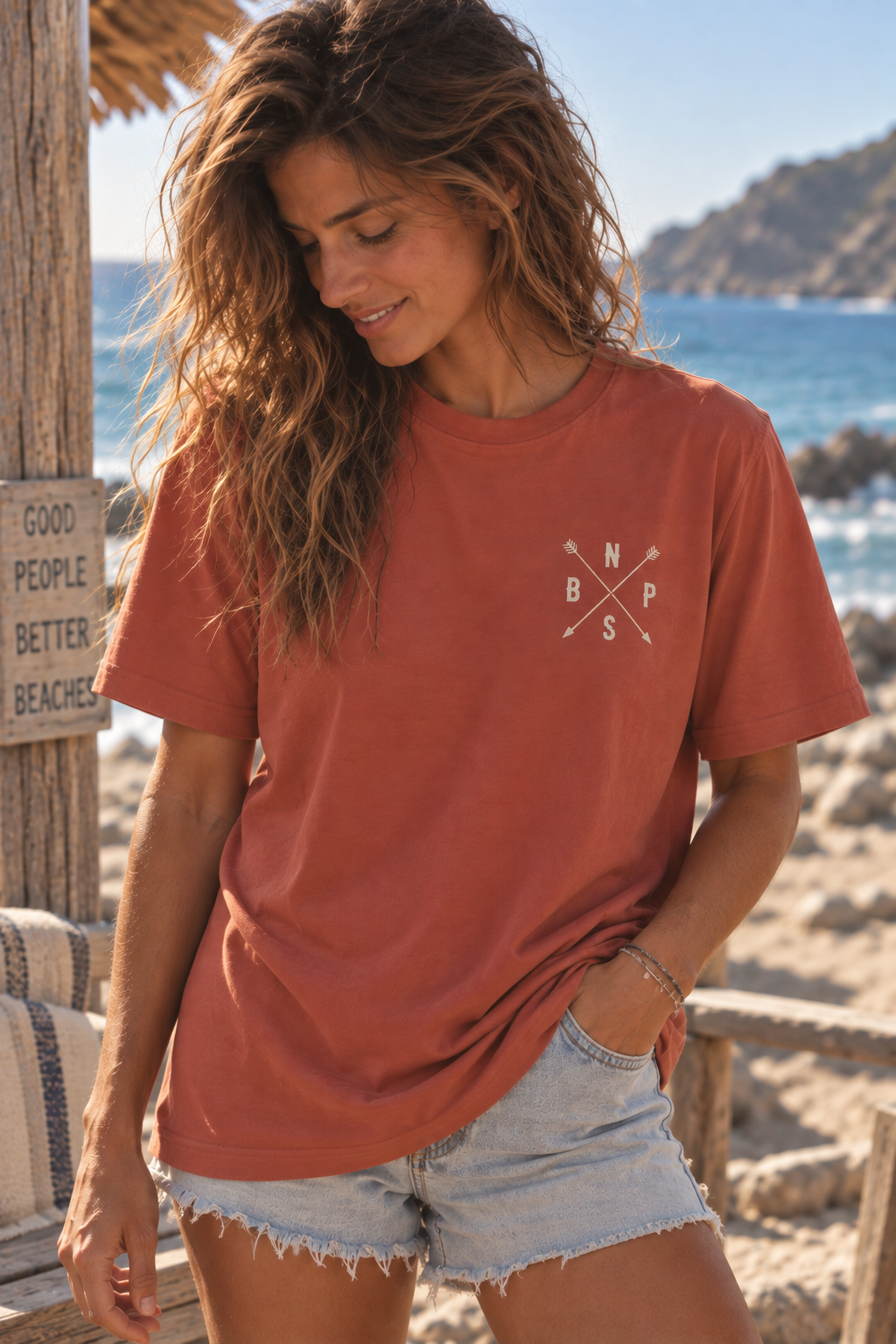 CAMISETA LOCURA BACK TERRACOTA - UNISEX
