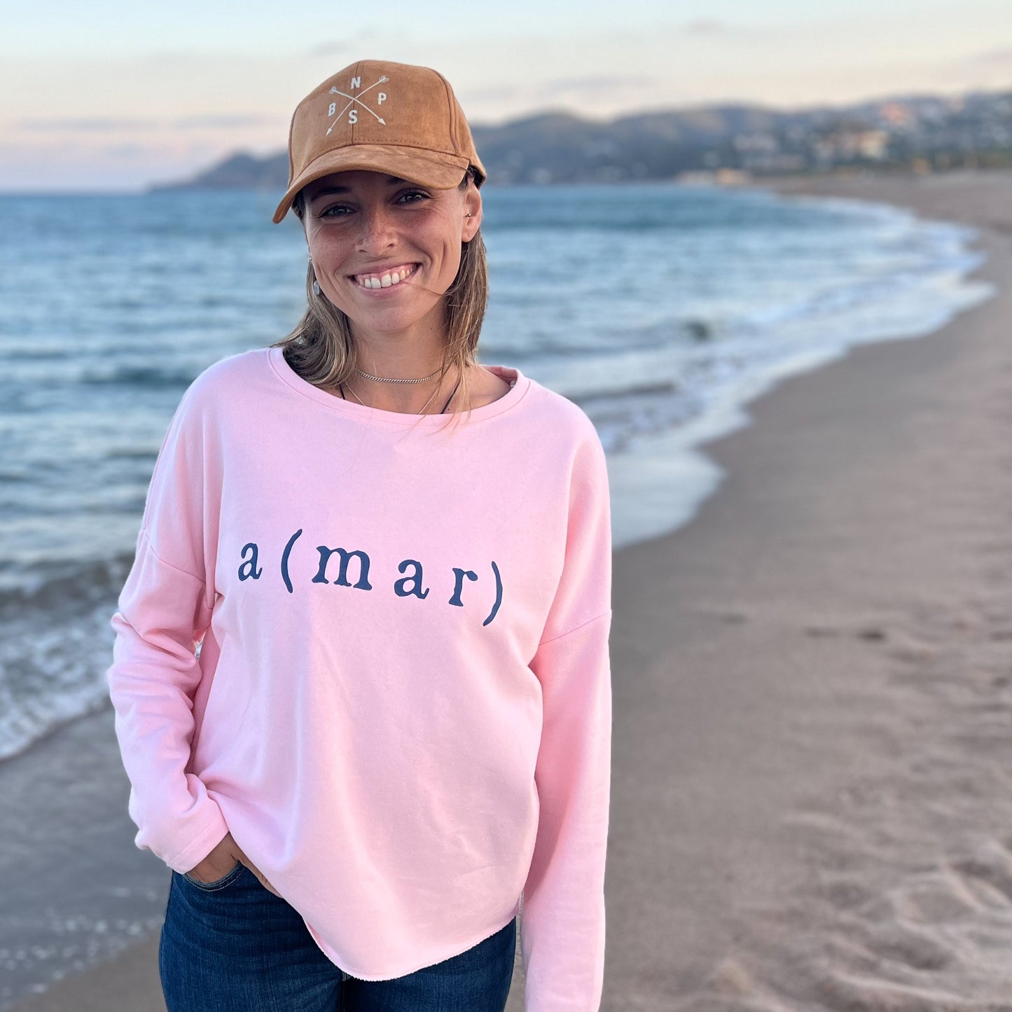SUDADERA OVERSIZE A(MAR) - CHICA