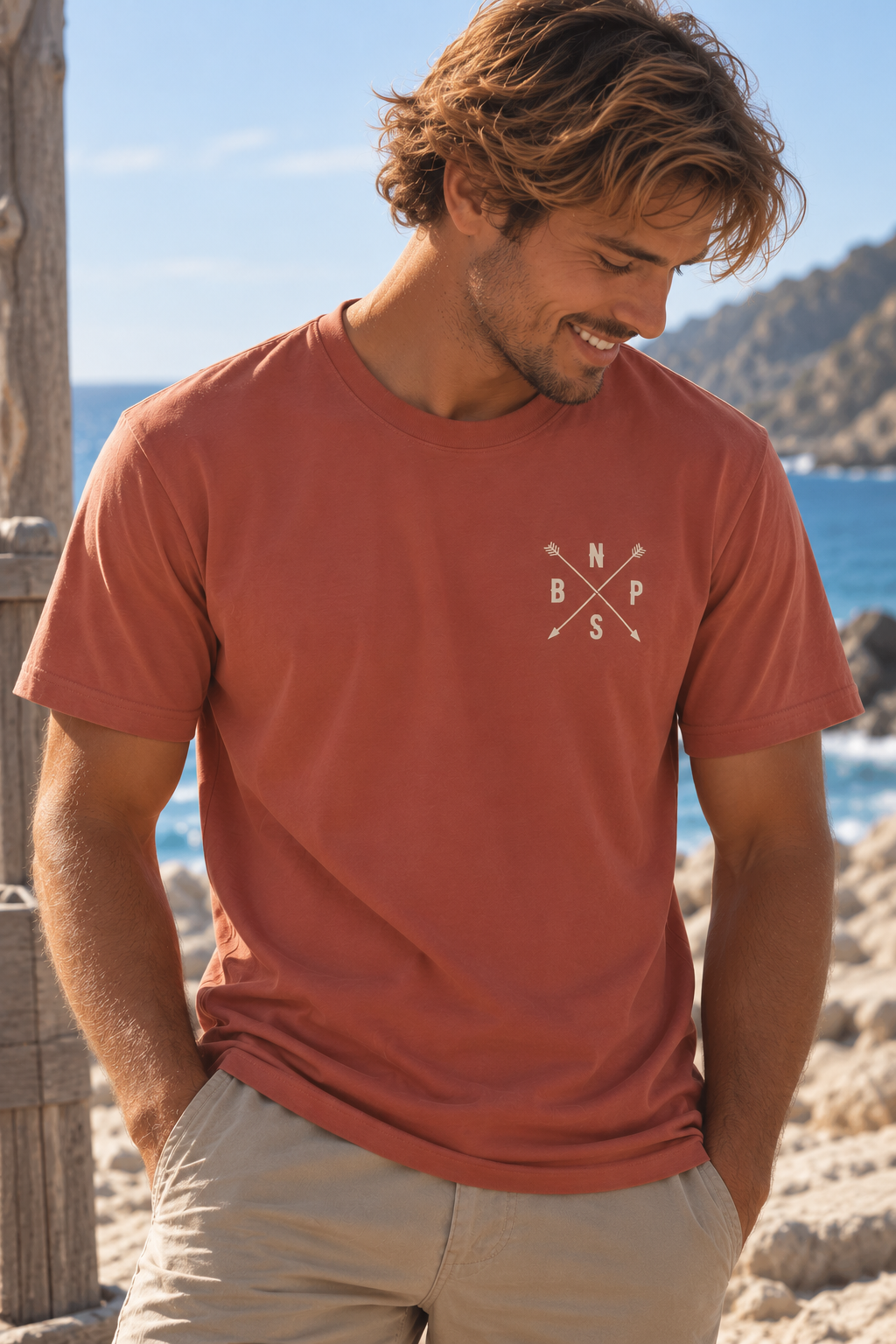 CAMISETA LOCURA BACK TERRACOTA - UNISEX