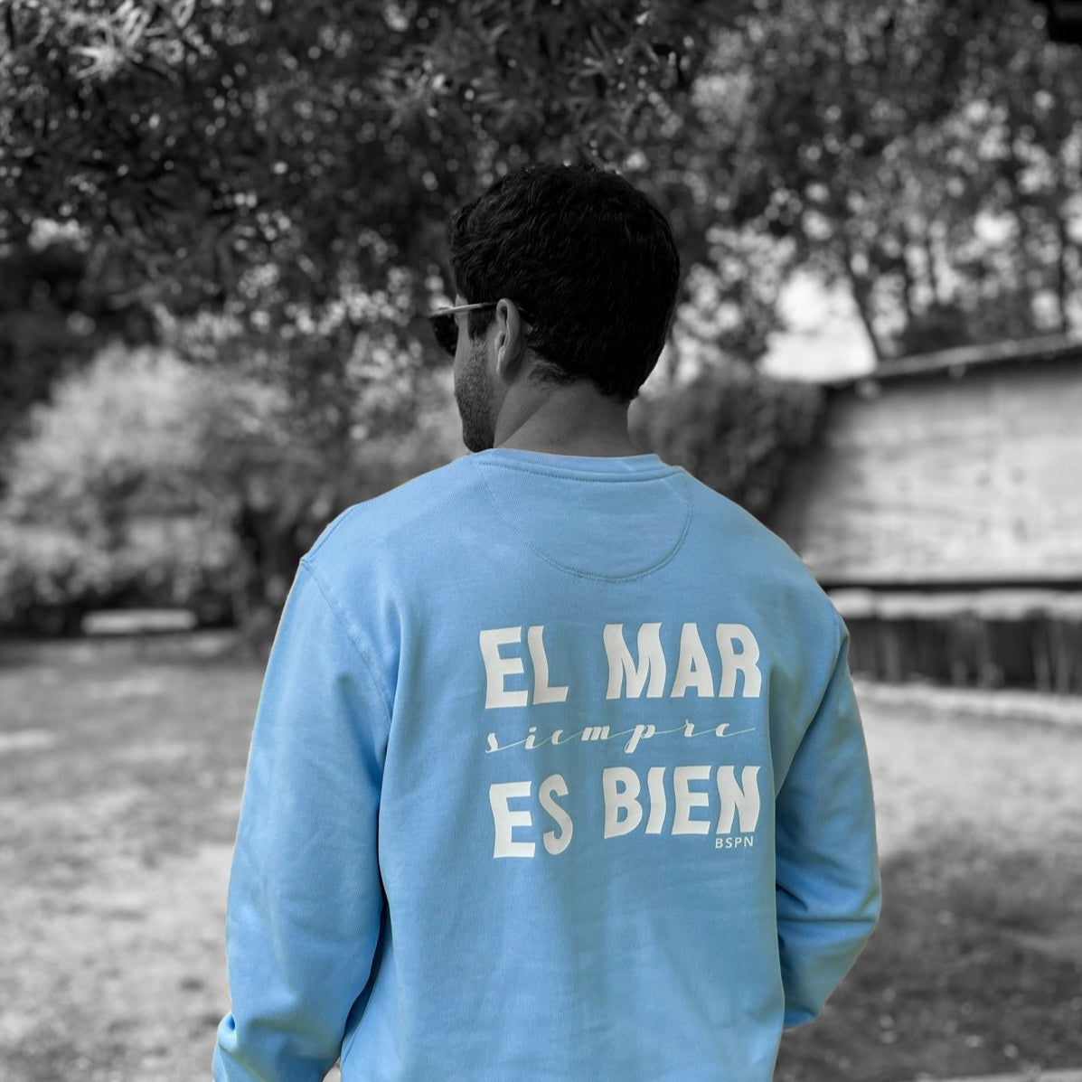 SUDADERA OVERSIZE MAR ES BIEN - UNISEX