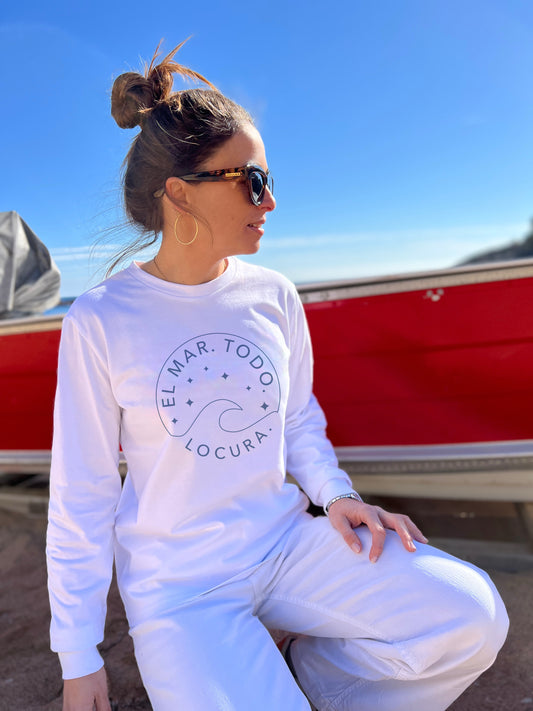 CAMISETA LOCURA  M/Larga - UNISEX